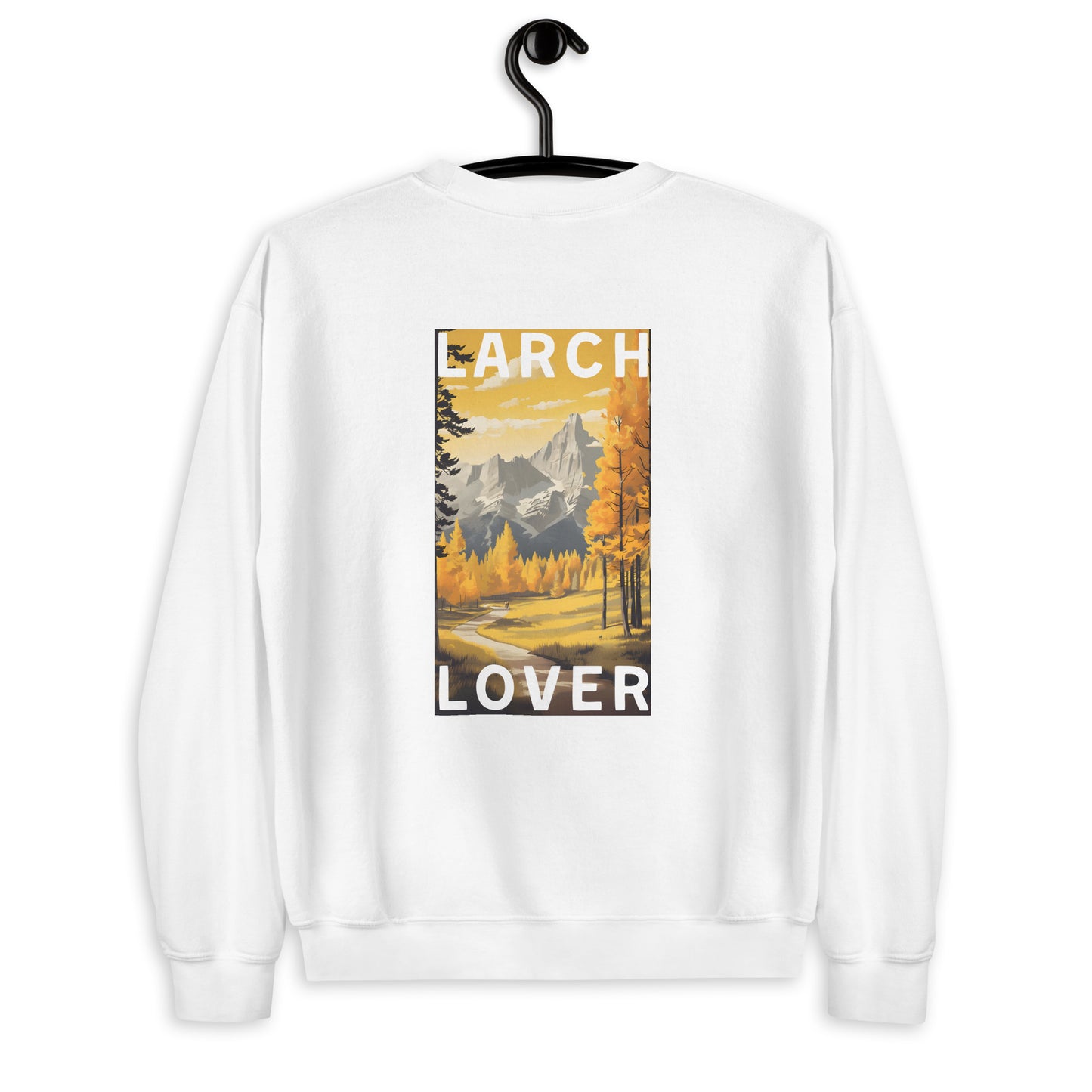 Larch Lover Vintage Park Poster Unisex Sweatshirt