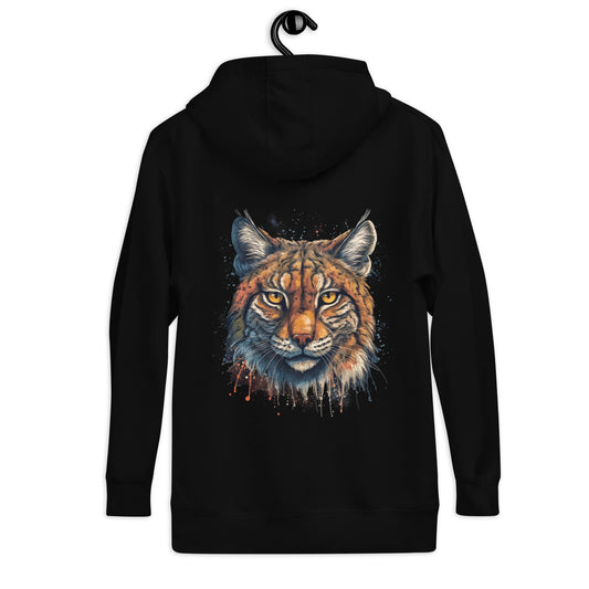 Animal Soul Stare: The Elusive Lynx Unisex Hoodie