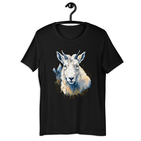 Animal Soul Stare: The Mystical Mountain Goat Unisex T-Shirt