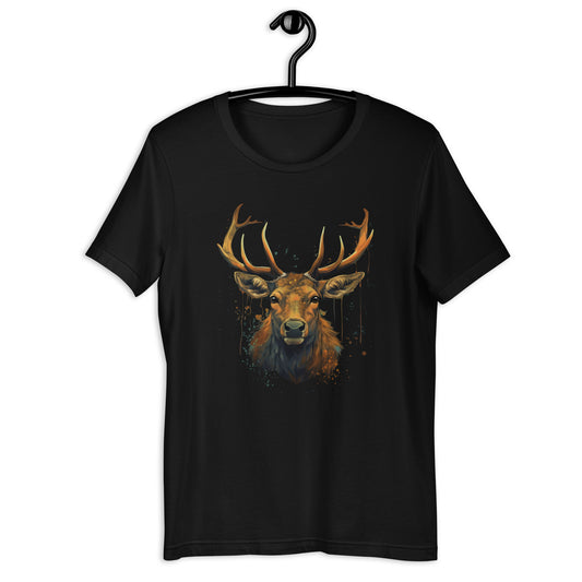Animal Soul Stare: The Resilient Elk Unisex T-Shirt