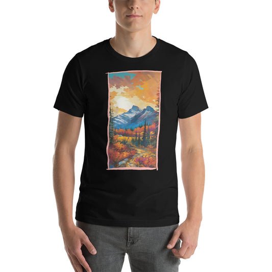 Autumn Sunset In The Rocky Mountains Unisex T-Shirt
