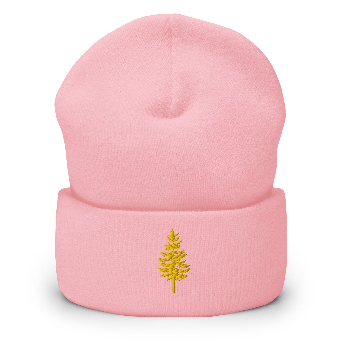 Golden Larch Tree Embroidered Toque