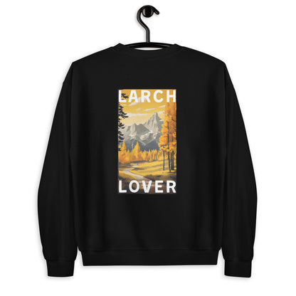 Larch Lover Vintage Park Poster Unisex Sweatshirt