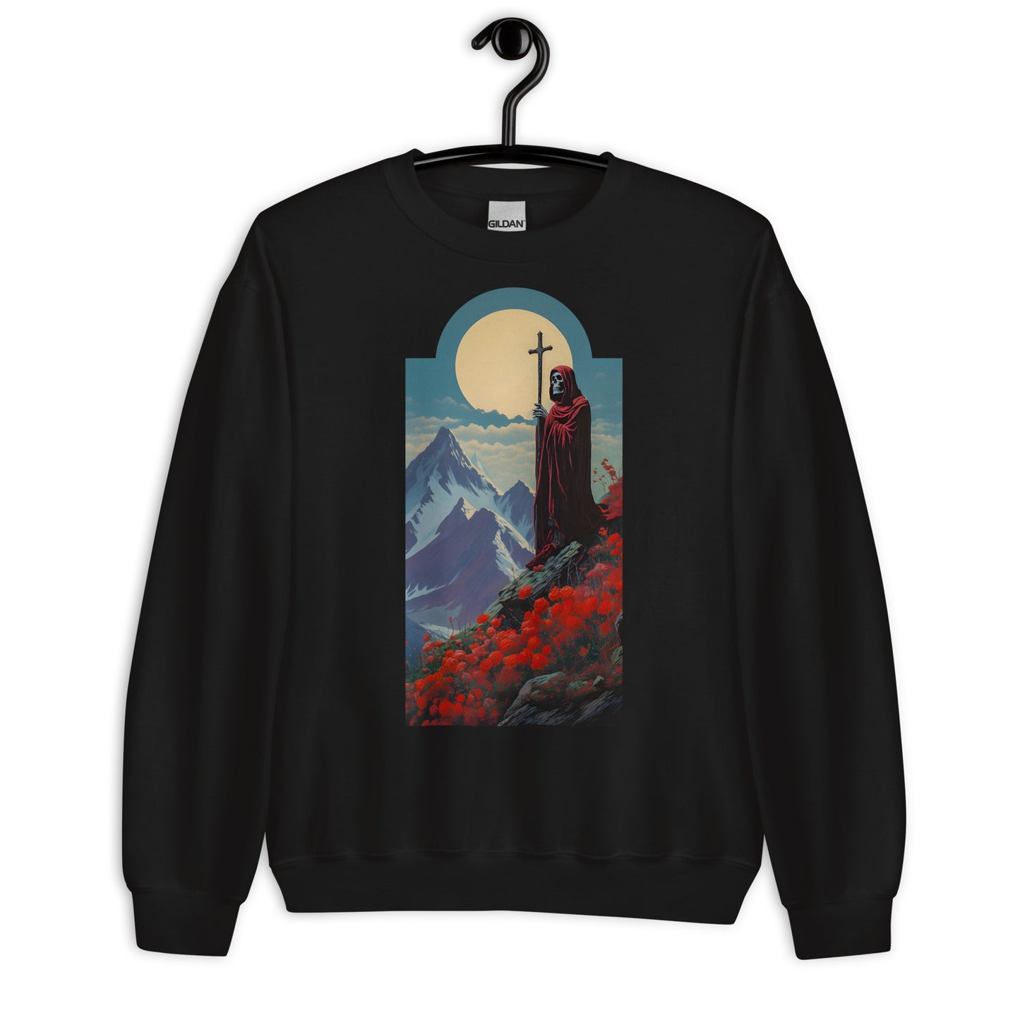 Grim Reaper in the Mountains Unisex Sweatshirt