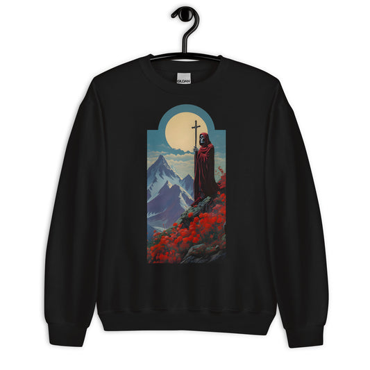 Grim Reaper in the Mountains Unisex Sweatshirt