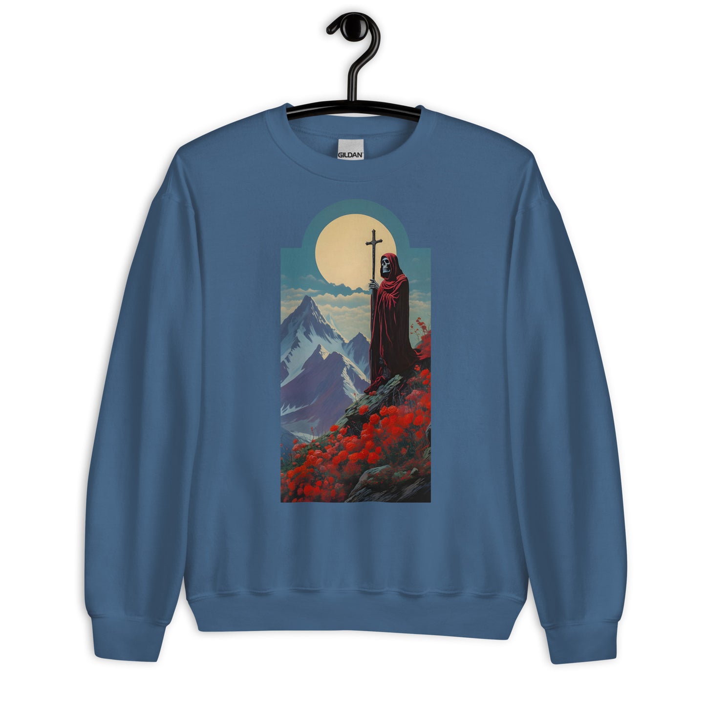 Grim Reaper in the Mountains Unisex Sweatshirt