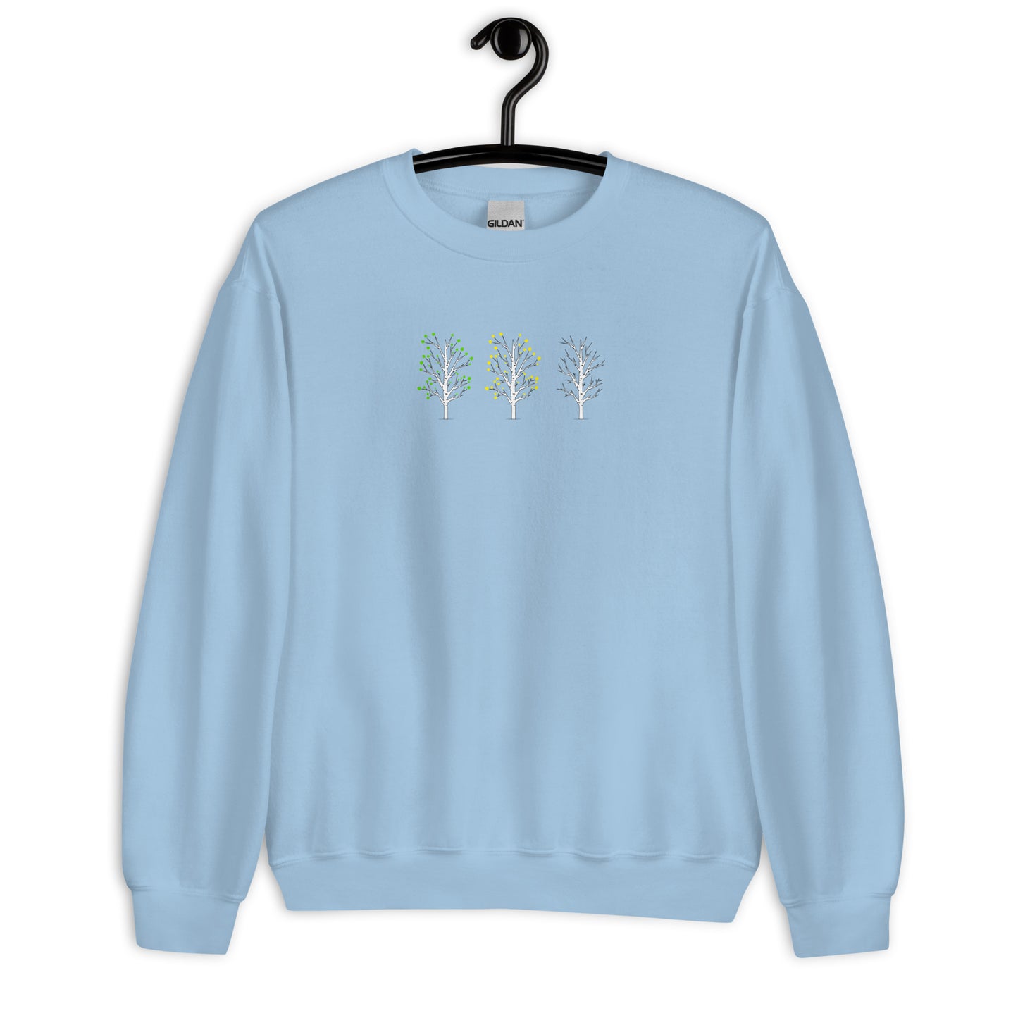 Minimalist Birch Tree Stages Unisex Sweatshirt