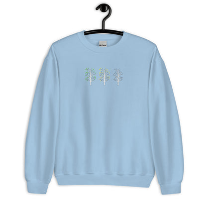 Minimalist Birch Tree Stages Unisex Sweatshirt