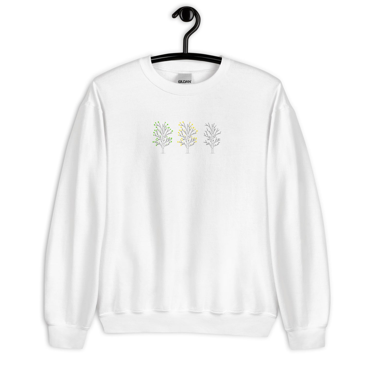 Minimalist Birch Tree Stages Unisex Sweatshirt