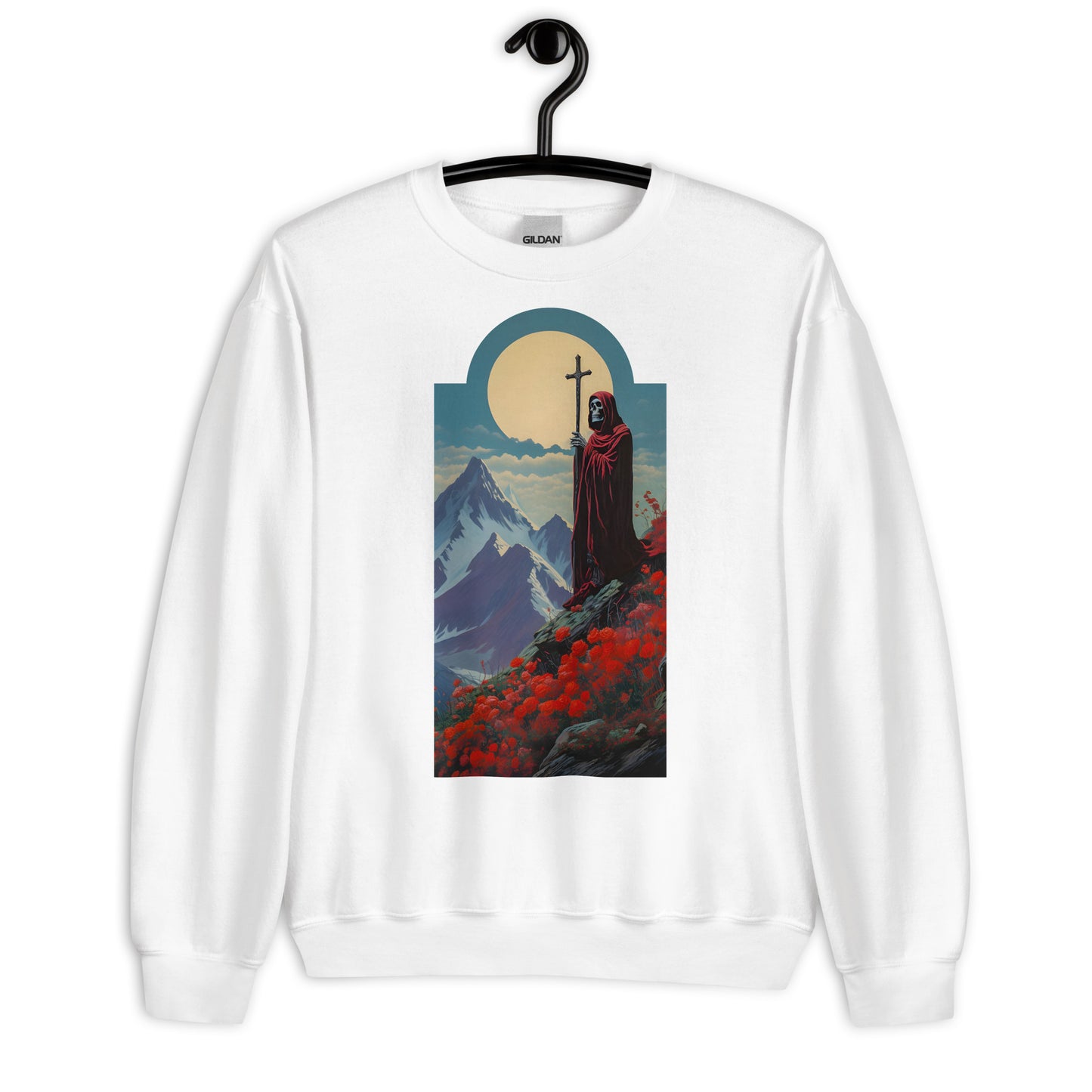 Grim Reaper in the Mountains Unisex Sweatshirt