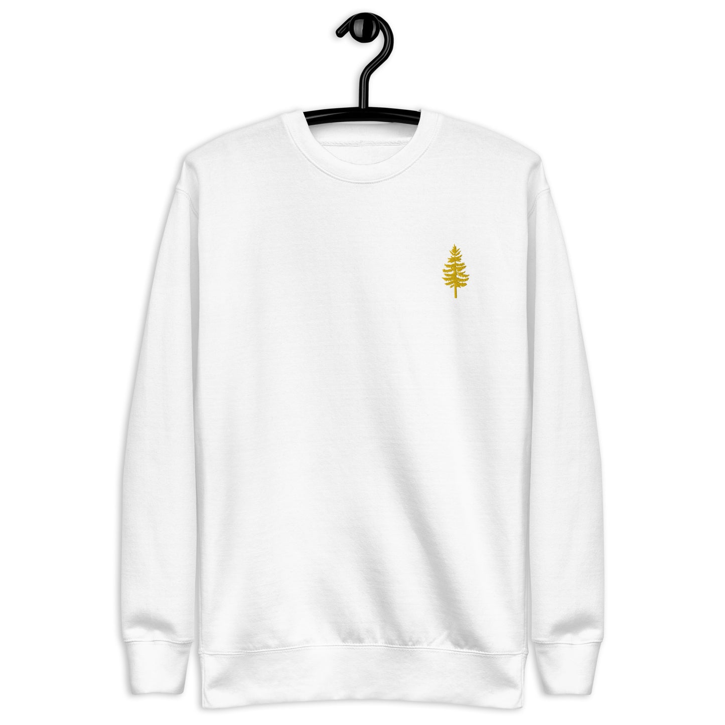 Embroidered Yellow Larch Tree Unisex Sweatshirt