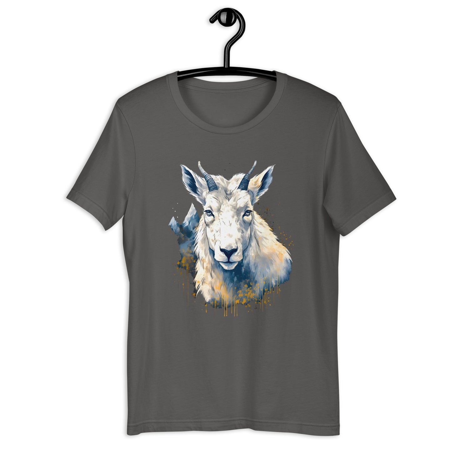 Animal Soul Stare: The Mystical Mountain Goat Unisex T-Shirt