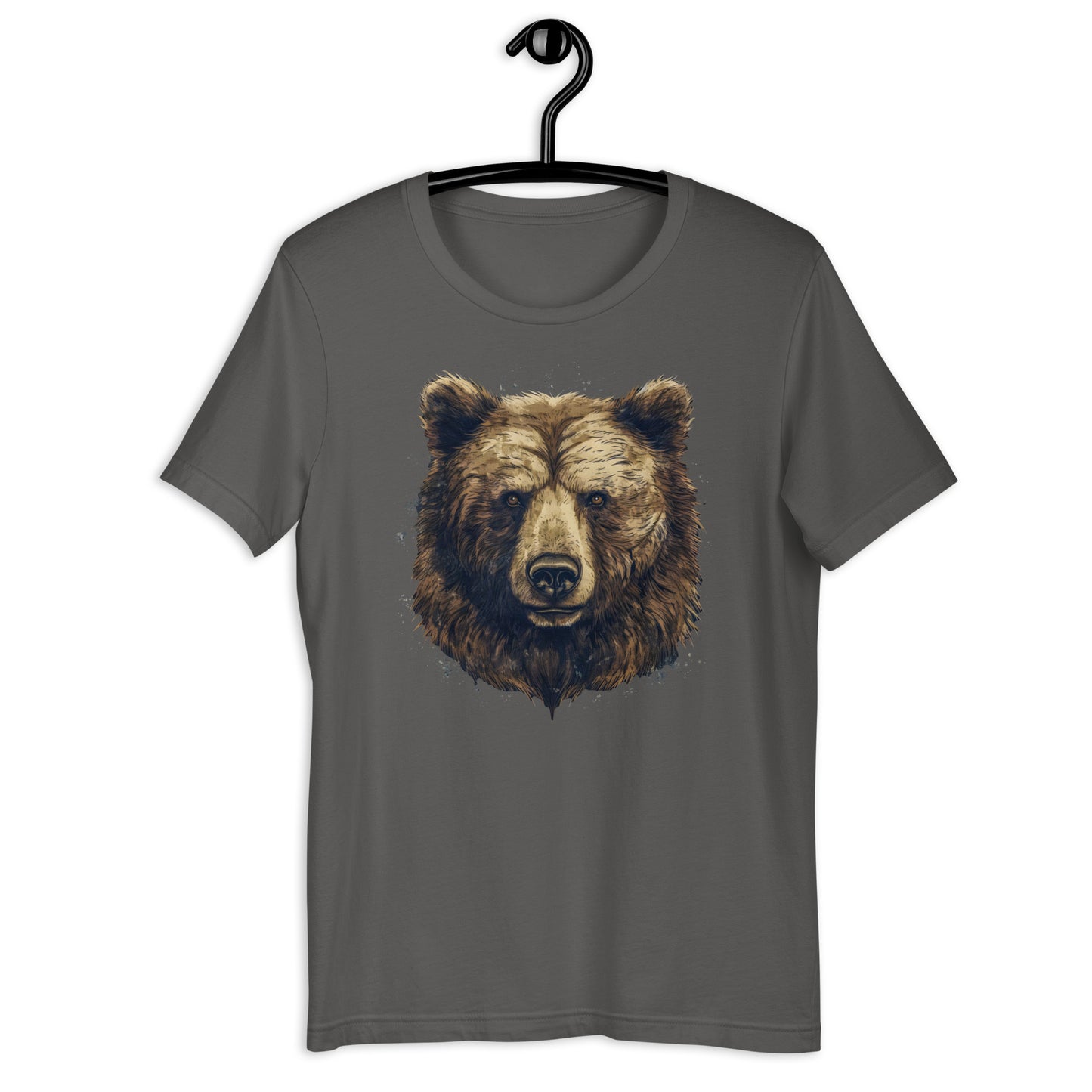 Animal Soul Stare: The Mighty Grizzly Bear Unisex T-Shirt