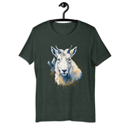 Animal Soul Stare: The Mystical Mountain Goat Unisex T-Shirt