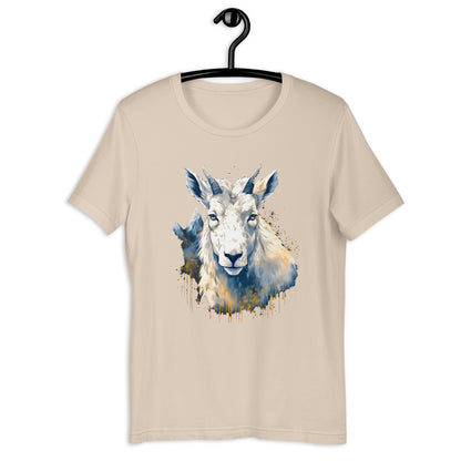 Animal Soul Stare: The Mystical Mountain Goat Unisex T-Shirt