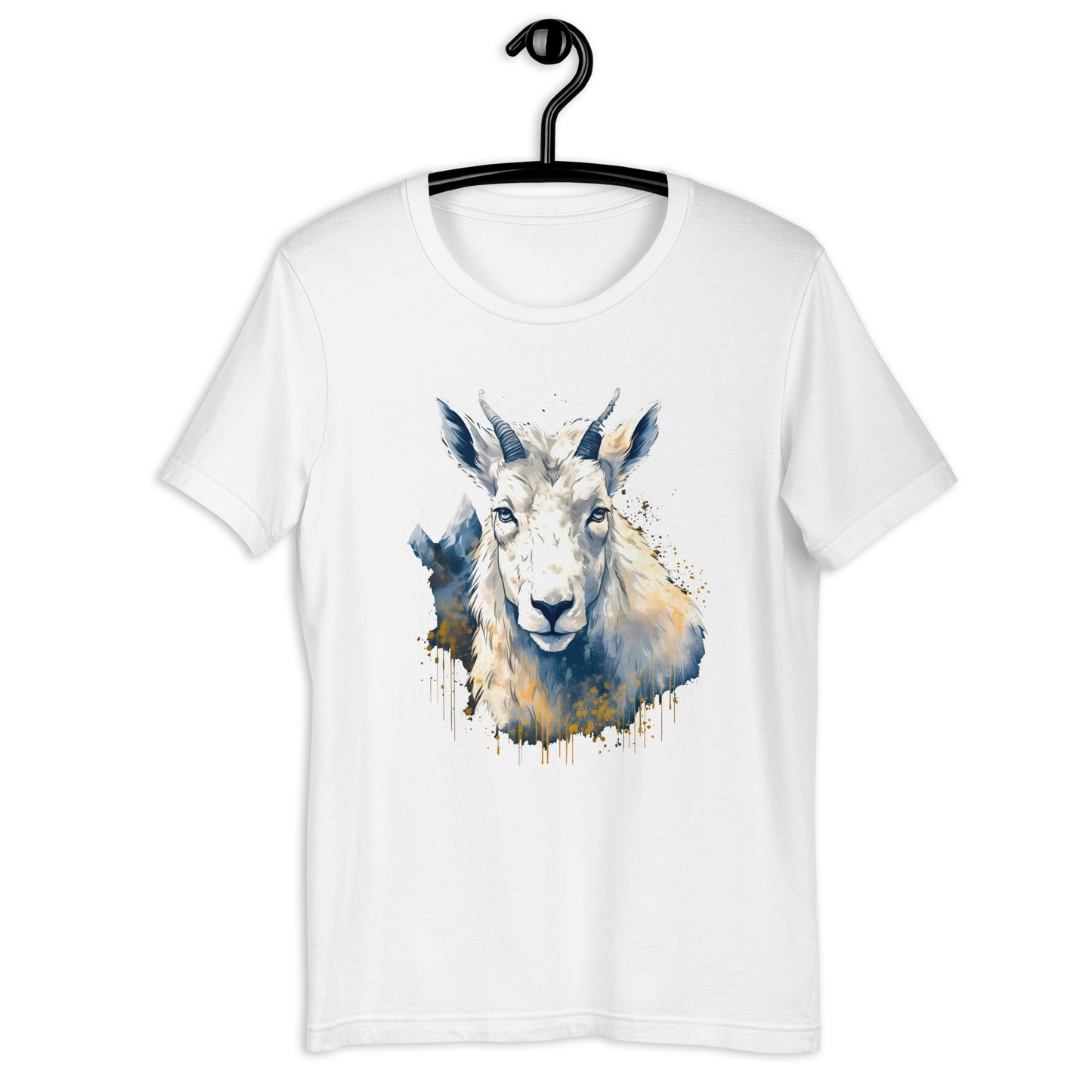 Animal Soul Stare: The Mystical Mountain Goat Unisex T-Shirt