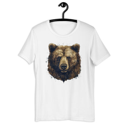 Animal Soul Stare: The Mighty Grizzly Bear Unisex T-Shirt