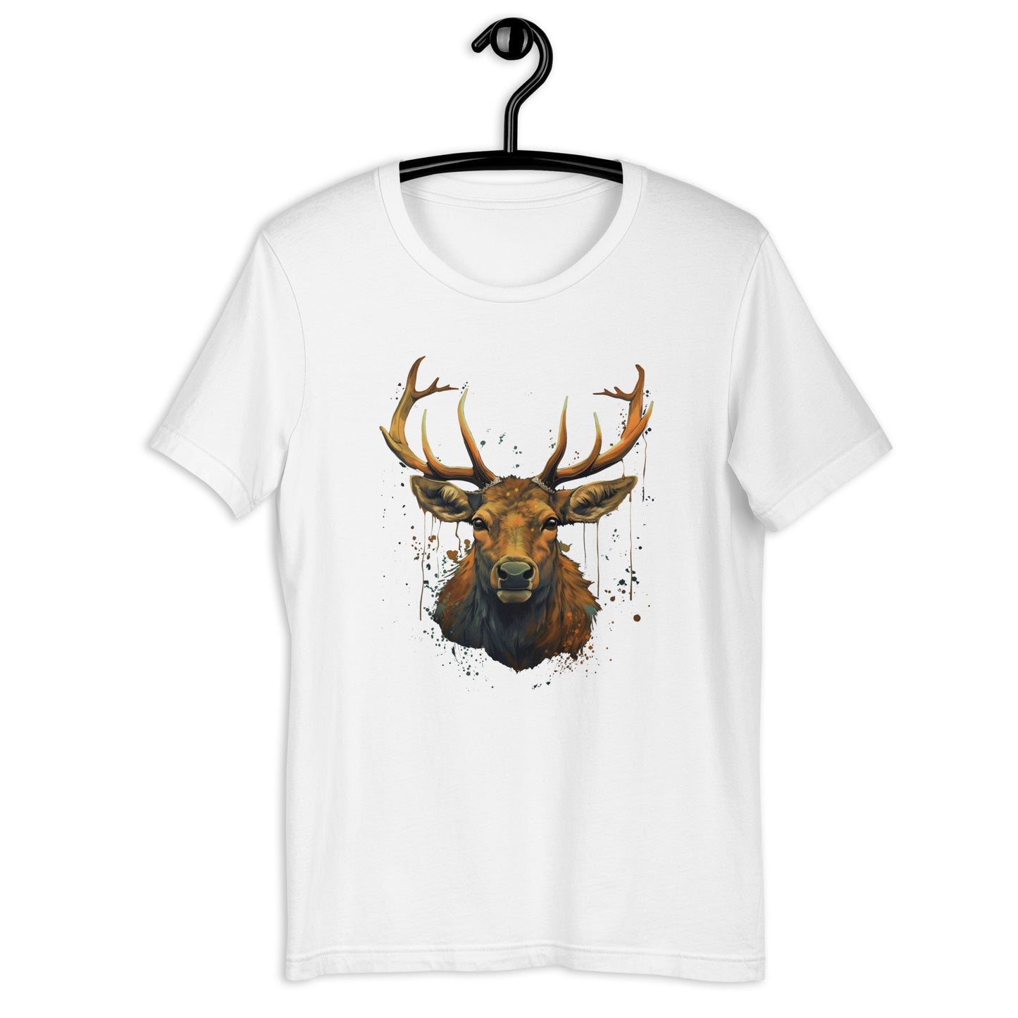 Animal Soul Stare: The Resilient Elk Unisex T-Shirt