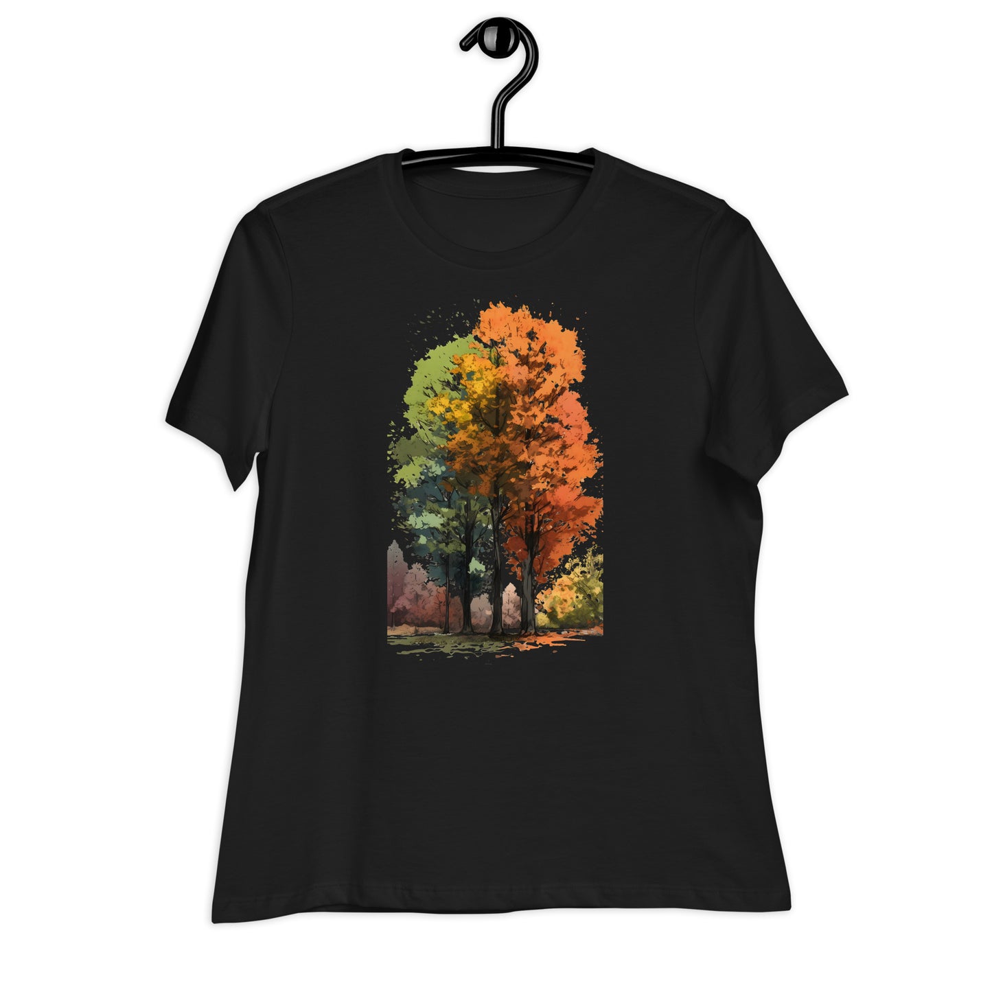 Watercolour Aspens in Autumn Women's Relaxed T-Shirt