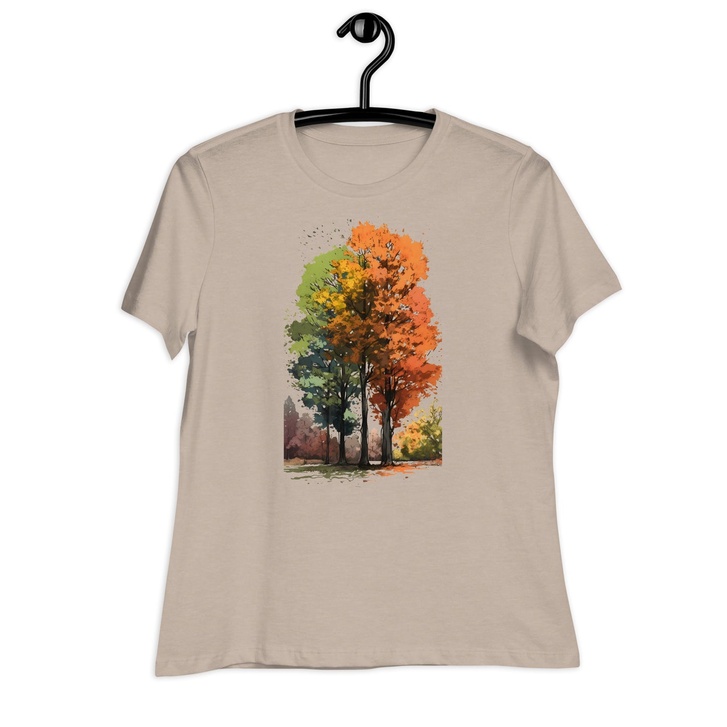 Watercolour Aspens in Autumn Women's Relaxed T-Shirt